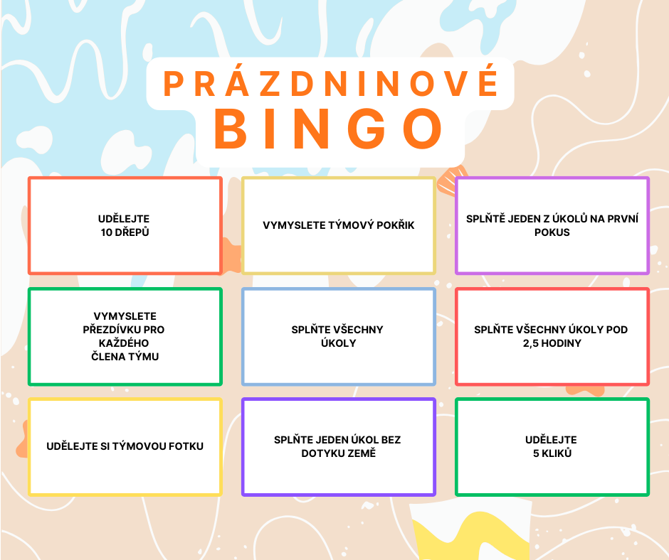 obrazek novinky ✍️ Nová výzva: Prázdninové BINGO